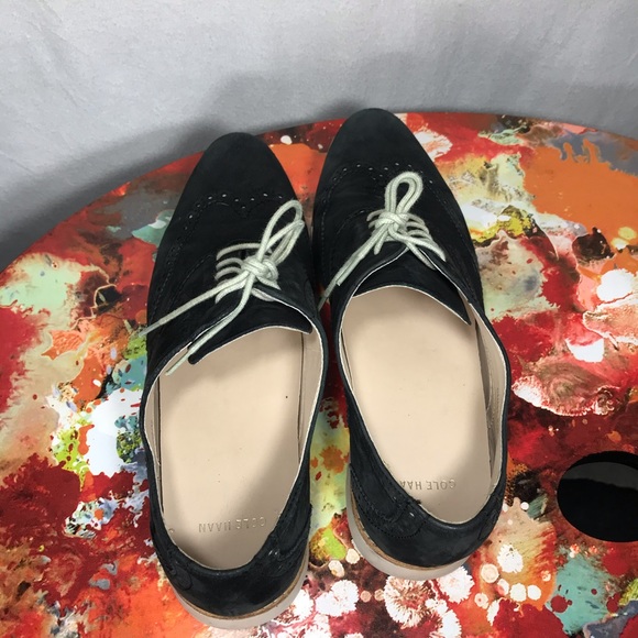 Cole Haan Blue Suede Wingtips - Picture 4 of 8